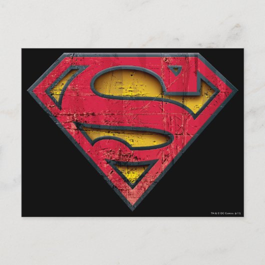 Superman S-Shield | Logo in nood Briefkaart (Voorkant)