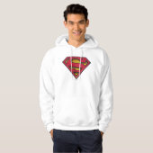 Superman S-Shield | Logo in nood Hoodie (Voorkant volledig)