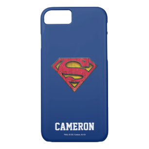 Superman S-Shield Logo in nood Naam toevoegen iPhone 8/7 Hoesje