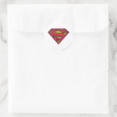Superman S-Shield | Logo in nood Ronde Sticker (Tas)