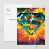 Superman S-Shield | Logo met vredesstempel Briefkaart (Voorkant / Achterkant)