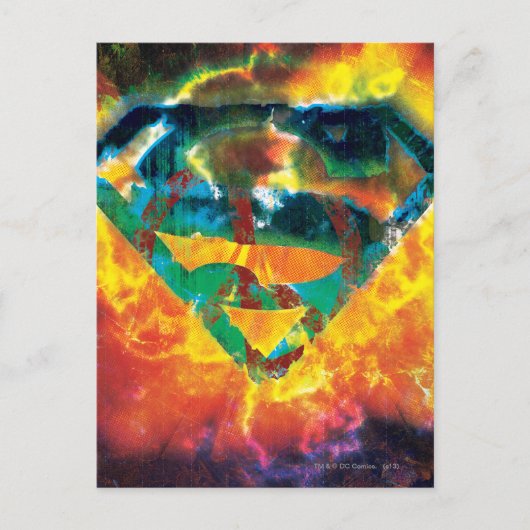 Superman S-Shield | Logo met vredesstempel Briefkaart (Voorkant)