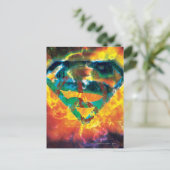 Superman S-Shield | Logo met vredesstempel Briefkaart (Staand voorkant)