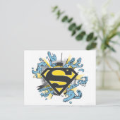 Superman S-Shield | Logo van kettingen Briefkaart (Staand voorkant)