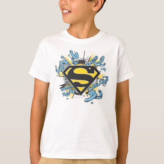 Superman S-Shield | Logo van kettingen T-shirt (Voorkant)