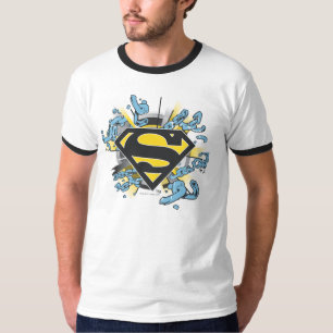 Superman S-Shield  Logo van kettingen T-shirt