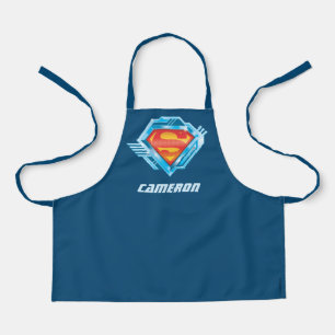 Superman S-Shield   Logo van rood en blauw metaal Schort