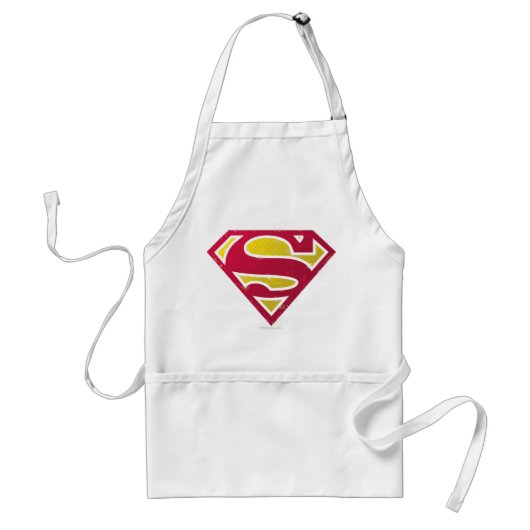 Superman S-Shield | Logo van Stippen met een handi Standaard Schort (Voorkant)