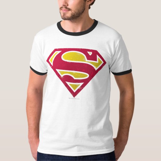 Superman S-Shield | Logo van Stippen met een handi T-shirt (Voorkant)