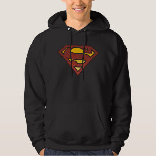 Superman S-Shield   Logo van Stippen met toegevoeg Hoodie