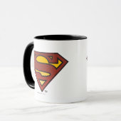 Superman S-Shield | Logo van Stippen met toegevoeg Mok (Voorkant links)