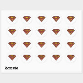 Superman S-Shield | Logo van Stippen met toegevoeg Ronde Sticker (Vel)