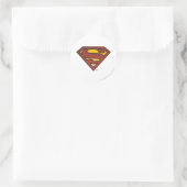 Superman S-Shield | Logo van Stippen met toegevoeg Ronde Sticker (Tas)