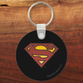 Superman S-Shield | Logo van Stippen met toegevoeg Sleutelhanger (Voorkant)