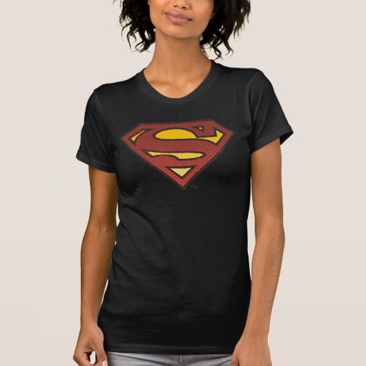 Superman S-Shield | Logo van Stippen met toegevoeg T-shirt (Voorkant)