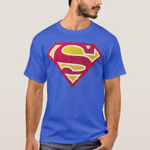 Superman S-Shield Logo van Stippen T-shirt