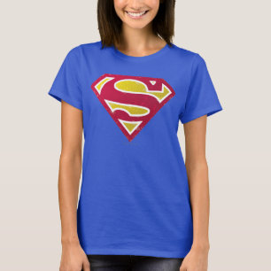 Superman S-Shield  Logo van Stippen T-shirt