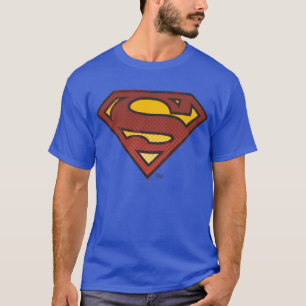 Superman S-Shield Logo van Stippen T-shirt