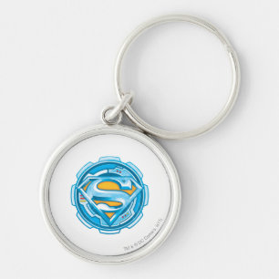 Superman S-Shield Logo vistuig Sleutelhanger