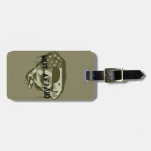 Superman S-Shield | Niet bang - VS Camo Logo Bagagelabel (Voorkant horizontaal)