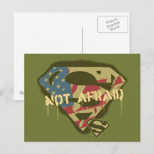 Superman S-Shield | Niet-kwetsbare Logo Briefkaart (Voorkant / Achterkant)