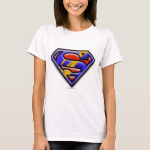 Superman S-Shield  Paars Logo T-shirt