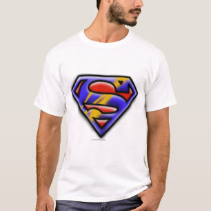 Superman S-Shield  Paars Logo T-shirt
