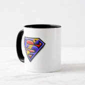 Superman S-Shield | PAARSE LOGO Mok (Voorkant links)