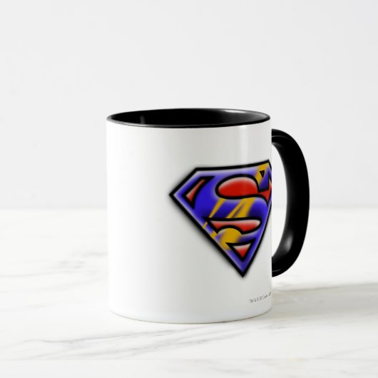 Superman S-Shield | PAARSE LOGO Mok (Voorkant rechts)