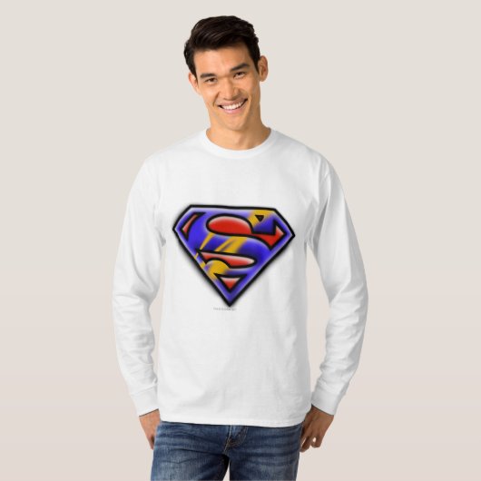 Superman S-Shield | PAARSE LOGO T-shirt (Voorkant volledig)