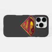 Superman S-Shield | Reflectie Logo iPhone Hoesje (Achterkant horizontaal)