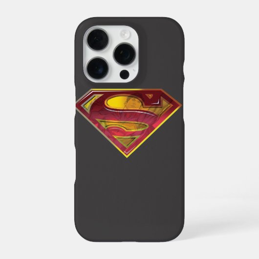 Superman S-Shield | Reflectie Logo iPhone Hoesje (Achterkant)