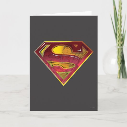 Superman S-Shield | Reflectie Logo Kaart (Voorkant)