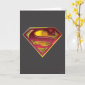 Superman S-Shield | Reflectie Logo Kaart (Gele Bloem)