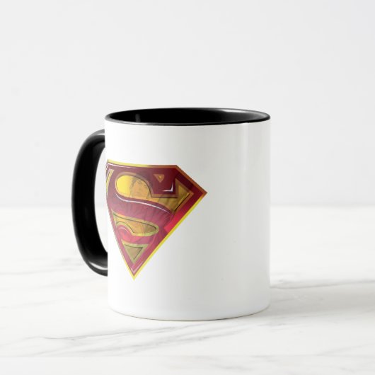 Superman S-Shield | Reflectie Logo Mok (Voorkant links)