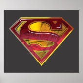 Superman S-Shield | Reflectie Logo Poster (Voorkant)