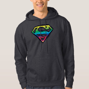 Superman S-Shield   Regenboog-Logo Hoodie