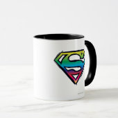 Superman S-Shield | Regenboog-Logo Mok (Voorkant rechts)