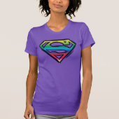 Superman S-Shield | Regenboog-Logo T-shirt (Voorkant)