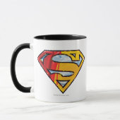 Superman S-Shield| Rode en Oranje Logo Mok (Links)