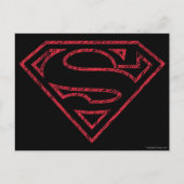Superman S-Shield | Rode lijn Logo Briefkaart (Voorkant)