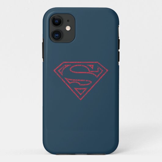 Superman S-Shield | Rode lijn Logo Case-Mate iPhone Case (Achterkant)
