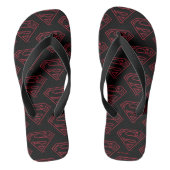 Superman S-Shield | Rode lijn Logo Teenslippers (Voetbed)