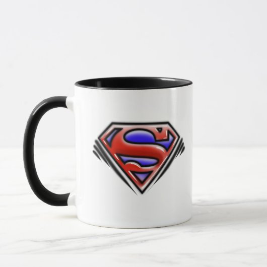 Superman S-Shield | Rode Logo Mok (Links)