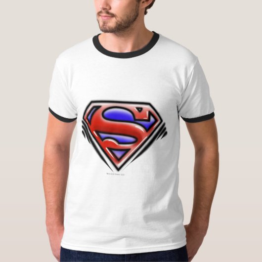 Superman S-Shield | Rode Logo T-shirt (Voorkant)