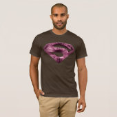 Superman S-Shield | Roze Star Burst-Logo T-shirt (Voorkant volledig)