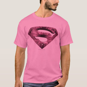Superman S-Shield Roze Star Burst-Logo T-shirt