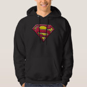 Superman S-Shield | Scratches Logo Hoodie (Voorkant)
