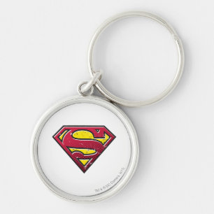 Superman S-Shield   Scratches Logo Sleutelhanger