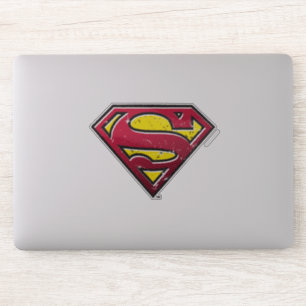 Superman S-Shield   Scratches Logo Sticker